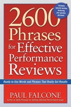Cover art for 2600 Phrases for Effective Performance Reviews: Ready-to-Use Words and Phrases That Really Get Results