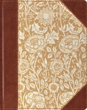 Cover art for ESV Single Column Journaling Bible (Antique Floral Design)