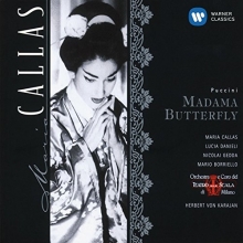 Cover art for Puccini: Madama Butterfly (complete opera) with Maria Callas, Lucia Danieli, Nicolai Gedda, Herbert von Karajan, Chorus & Orchestra of La Scala, Milan