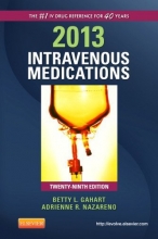 Cover art for 2013 Intravenous Medications: A Handbook for Nurses and Health Professionals, 29e (Intravenous Medications: A Handbook for Nurses & Allied Health Professionals)
