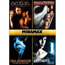 Cover art for Miramax Psycho Killer Series: Halloween: H2O / Halloween: Resurrection / Halloween VI: The Curse of Michael Meyers / Mother's Boys