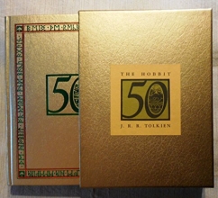 Cover art for The Hobbit or There and Back Again, 50th Anniversary Edition
