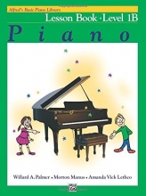 Cover art for Alfred's Basic Piano Library Lesson Book, Bk 1B