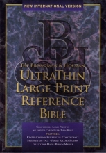 Cover art for Broadman & Holman Ultra Thin Large Print Reference Bible: New International Version : Burgundy Genuine Leather