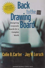 Cover art for Back to the Drawing Board: Designing Corporate Boards for a Complex World