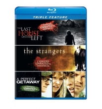 Cover art for The Last House on the Left / The Strangers / A Perfect Getaway Triple Feature [Blu-ray]