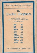 Cover art for The Twelve Prophets: Hebrew Text and English Translation (Soncino Books of the Bible)