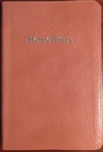 Cover art for Holy Bible (New King James) reference edition, words of Christ in red, 745BG