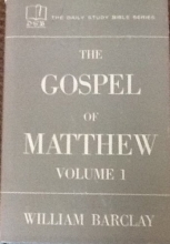Cover art for The Gospel of Matthew Volume 1 (Chapters 1 to 10) The Daily Study Bible Series