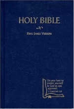 Cover art for KJV Drill Bible, Blue Hardcover (King James Version)