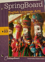 Cover art for SpringBoard English Language Arts Grade 10 Consumable Student Edition 2014 CollegeBoard