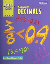 Cover art for Working with Decimals (Basic Computation Series 2000, Book 4)