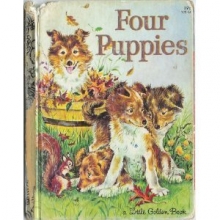 Cover art for Four Puppies (A Little Golden Book)