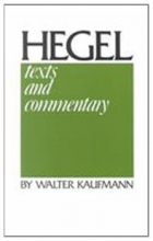 Cover art for Hegel: Texts And Commentary