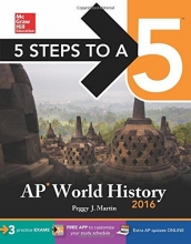 Cover art for 5 Steps to a 5 AP World History 2016 (5 Steps to a 5 on the Advanced Placement Examinations Series)