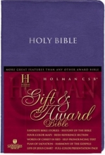Cover art for HCSB Gift & Award Bible, Blue Imitation Leather