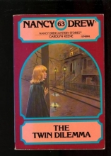 Cover art for The Twin Dilemma (Nancy Drew Mystery Stories #63)