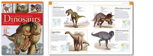 Cover art for Children's Encyclopedia of Dinosaurs