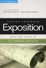 Cover art for Exalting Jesus in 1 & 2 Timothy and Titus (Christ-Centered Exposition Commentary)