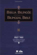 Cover art for Santa Biblia/Holy Bible, NVI/NIV, Nueva Version Internacional/New International Version (Spanish and English Edition)