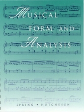 Cover art for Musical Form and Analysis