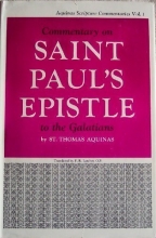 Cover art for Commentary on Saint Paul's Epistle to the Galatians (Aquinas Scripture Series, Vol 1)