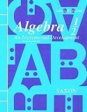 Cover art for Algebra 1/2 2e Solution Manual (Saxon Algebra)