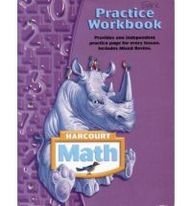 Cover art for Harcourt Math: Practice Workbook, Grade 4