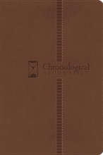 Cover art for NKJV, The Chronological Study Bible, Imitation Leather, Brown