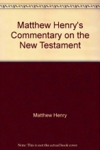 Cover art for Matthew Henry's Commentary on the New Testament (10 volume)