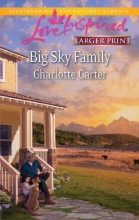Cover art for Big Sky Family (Love Inspired Larger Print)