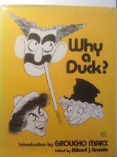 Cover art for Why a Duck? Visual and Verbal Gems from the Marx Brothers Movies