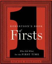 Cover art for Robertson's Book of Firsts: Who Did What for the First Time