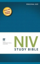 Cover art for NIV Study Bible, Personal Size, Paperback, Red Letter Edition