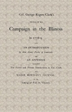 Cover art for Col. George Rogers Clark's Campaign in the  Illinois  (Ohio Valley Historical Series, Number 3)