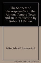 Cover art for The Sonnets of Shakespeare With the Famous Temple Notes and an Introduction By Robert O. Ballou