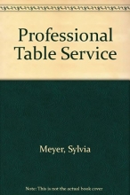 Cover art for Professional Table Service