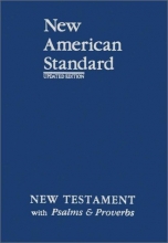 Cover art for New American Standard New Testament with Psalms and Proverbs; Blue Imitation Leather
