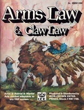 Cover art for Arms Law & Claw Law (Advanced Fantasy Role Playing, 2nd ed, Stock No. 1100)
