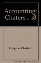 Cover art for Accounting, Chapters 1-18