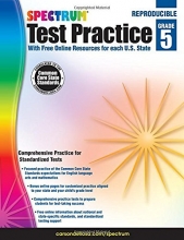 Cover art for Spectrum Test Practice, Grade 5