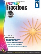 Cover art for Fractions Workbook, Grade 5