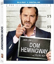 Cover art for Dom Hemingway Blu-ray