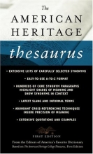 Cover art for The American Heritage Thesaurus, First Edition