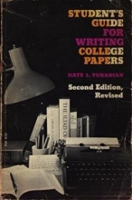 Cover art for Student's Guide for Writing College Papers