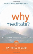Cover art for Why Meditate: Working with Thoughts and Emotions