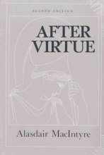 Cover art for After Virtue: A Study in Moral Theory, Second Edition