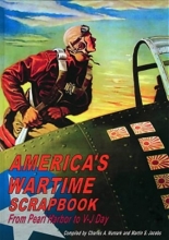 Cover art for America's Wartime Scrapbook - Pearl Harbour to V-J