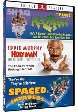 Cover art for Holy Man & Kazaam + Spaced Invaders - Triple Feature