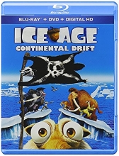 Cover art for Ice Age: Continental Drift Blu-ray